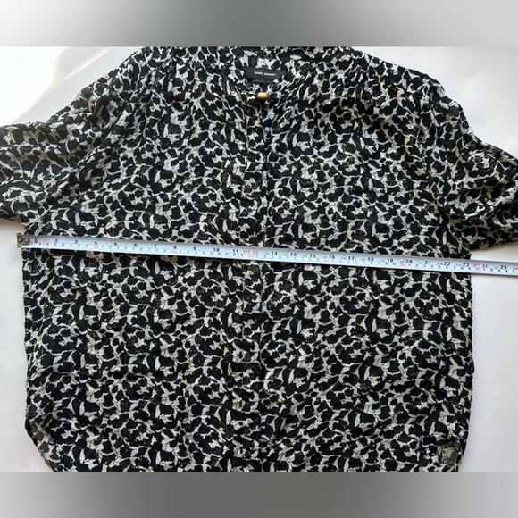 Isabel Marant E'toile
Midway printed 
Blouse Women's Black White Patterned Top - Picture 7 of 11